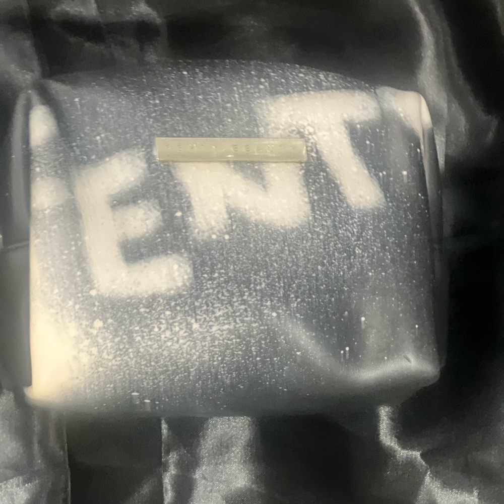 FENTY BEAUTY black / pink makeup bag